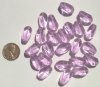 25 18x12mm Four Sided Twisted Ovals - Alexandrite
